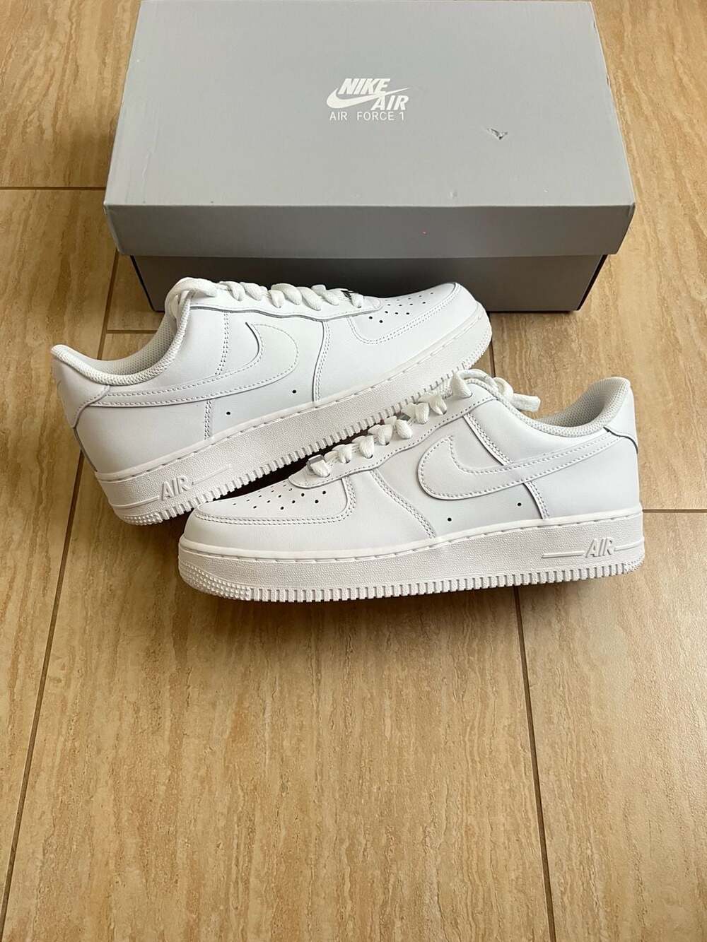 Size 10.5 - Nike Air Force 1 '07 Triple White Low-Top Sneakers